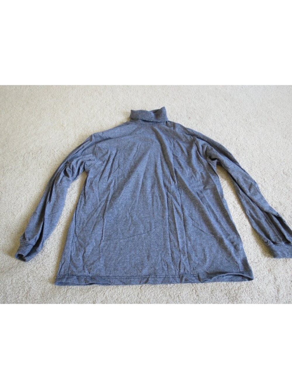 Women's Pendleton Heathered Long Sleeve Turtleneck Sweater Cotton XL